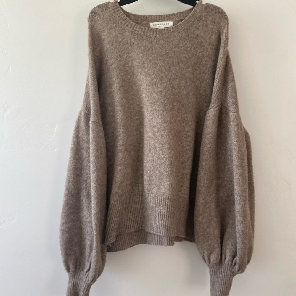 Brown DownEast sweater
